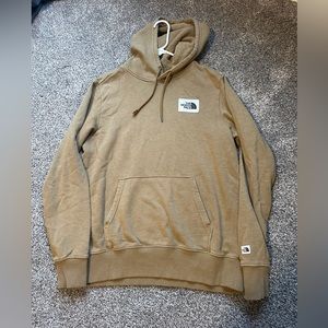 Tan Northface sweatshirt